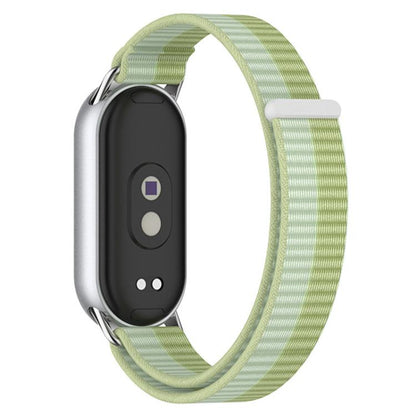 Bracelet de montre xDfind en nylon tressé avec connecteur métallique, For Xiaomi Smart Band 10 / 9 / 8 / NFC