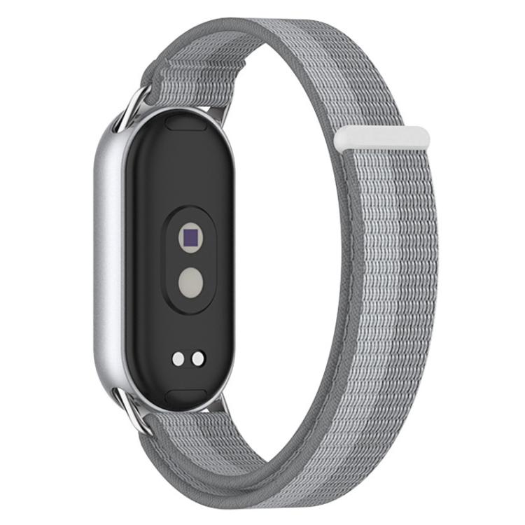 Bracelet de montre xDfind en nylon tressé avec connecteur métallique, For Xiaomi Smart Band 10 / 9 / 8 / NFC