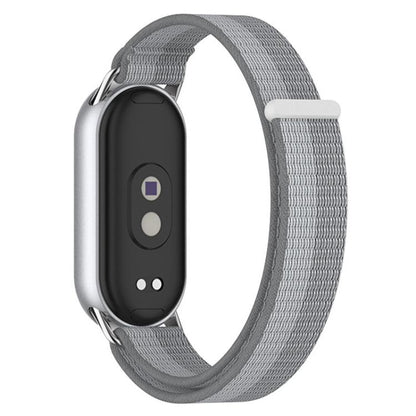 Bracelet de montre xDfind en nylon tressé avec connecteur métallique, For Xiaomi Smart Band 10 / 9 / 8 / NFC