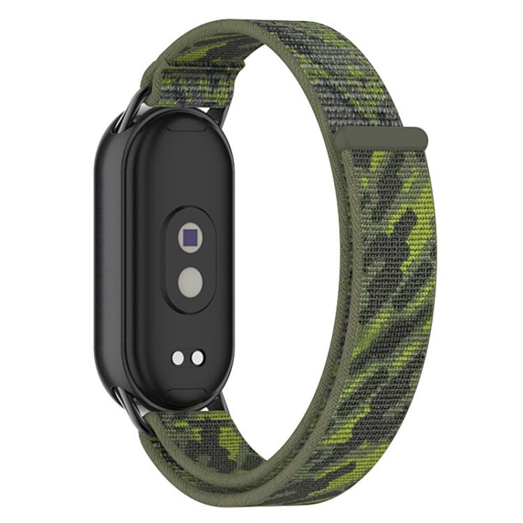 Bracelet de montre xDfind en nylon tressé avec connecteur métallique, For Xiaomi Smart Band 10 / 9 / 8 / NFC