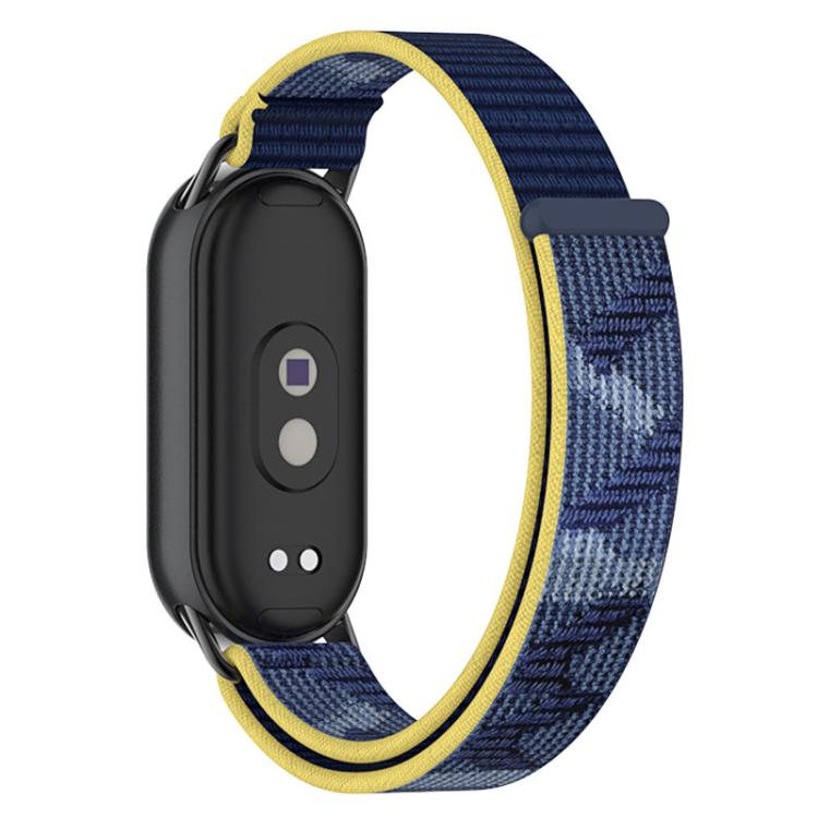 Bracelet de montre xDfind en nylon tressé avec connecteur métallique, For Xiaomi Smart Band 10 / 9 / 8 / NFC