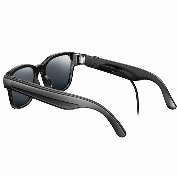 Lunettes intelligentes L801 avec caméra HD 8 MP, enregistrement vidéo, transmission WiFi, assistant vocal intelligent et casque audio connecté.