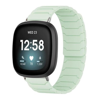 Bracelet de montre magnétique en silicone xDfind, For Fitbit Versa 4 / 3 / Sense 2 / Sense
