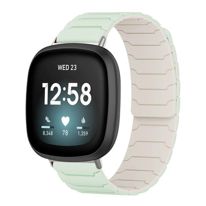 Bracelet de montre magnétique en silicone xDfind, For Fitbit Versa 4 / 3 / Sense 2 / Sense