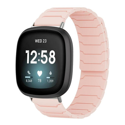 Bracelet de montre magnétique en silicone xDfind, For Fitbit Versa 4 / 3 / Sense 2 / Sense