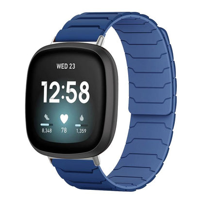Bracelet de montre magnétique en silicone xDfind, For Fitbit Versa 4 / 3 / Sense 2 / Sense