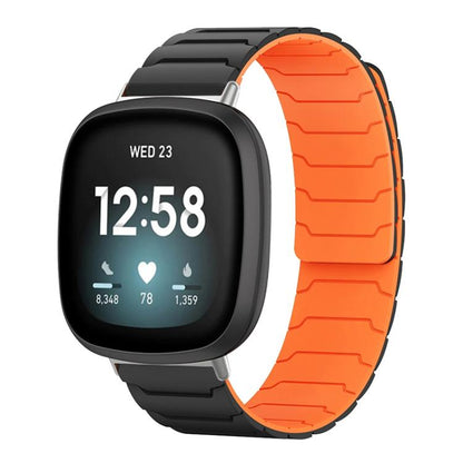 Bracelet de montre magnétique en silicone xDfind, For Fitbit Versa 4 / 3 / Sense 2 / Sense