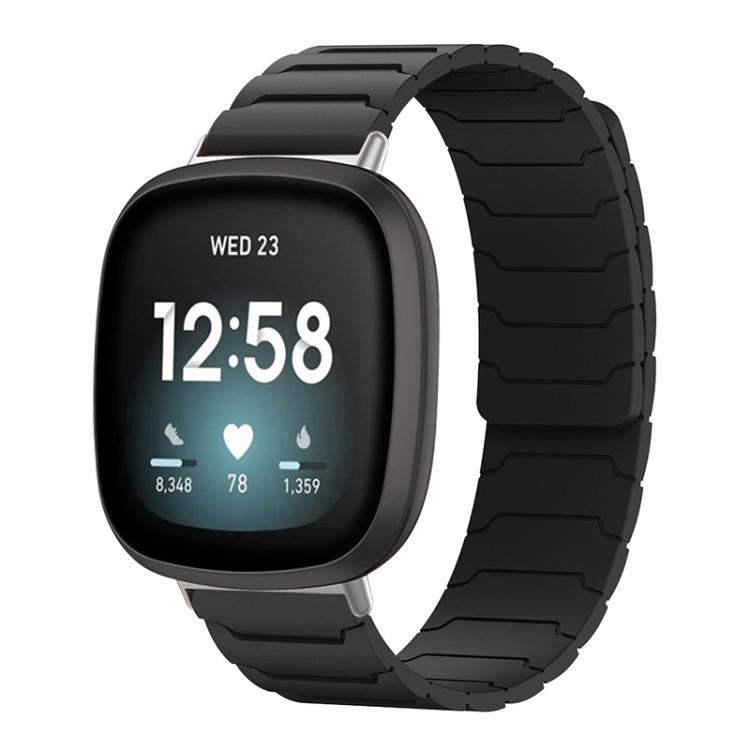 Bracelet de montre magnétique en silicone xDfind, For Fitbit Versa 4 / 3 / Sense 2 / Sense