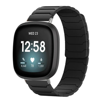 Bracelet de montre magnétique en silicone xDfind, For Fitbit Versa 4 / 3 / Sense 2 / Sense