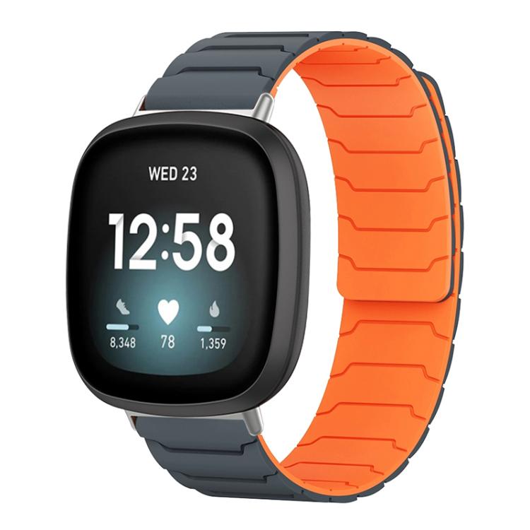 Bracelet de montre magnétique en silicone xDfind, For Fitbit Versa 4 / 3 / Sense 2 / Sense