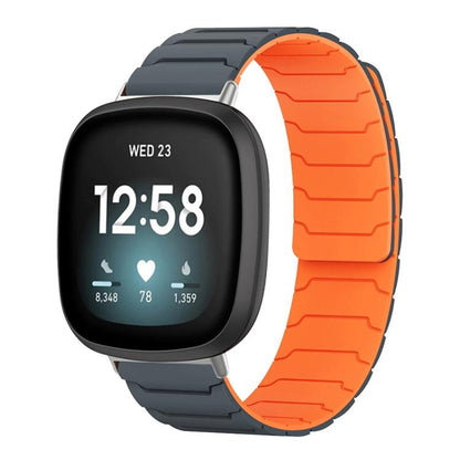 Bracelet de montre magnétique en silicone xDfind, For Fitbit Versa 4 / 3 / Sense 2 / Sense