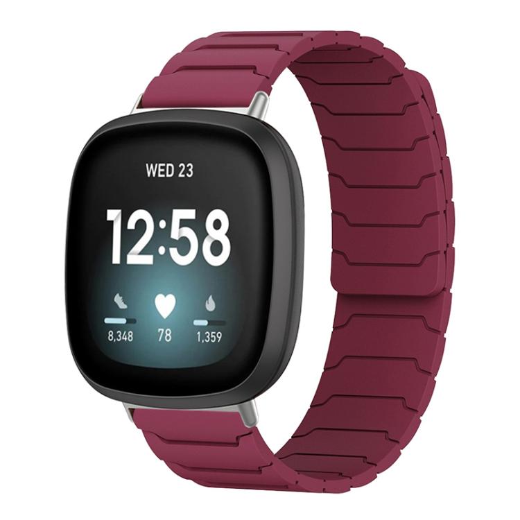 Bracelet de montre magnétique en silicone xDfind, For Fitbit Versa 4 / 3 / Sense 2 / Sense