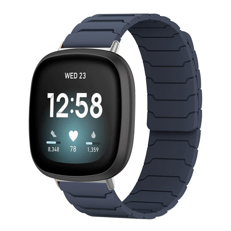 Bracelet de montre magnétique en silicone xDfind, For Fitbit Versa 4 / 3 / Sense 2 / Sense