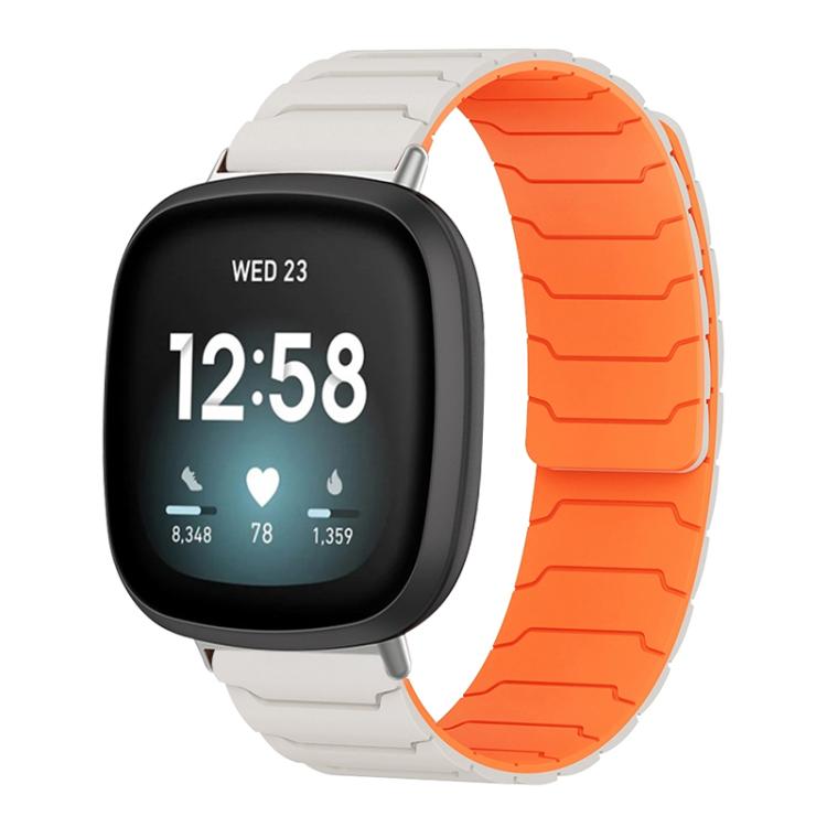 Bracelet de montre magnétique en silicone xDfind, For Fitbit Versa 4 / 3 / Sense 2 / Sense