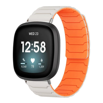 Bracelet de montre magnétique en silicone xDfind, For Fitbit Versa 4 / 3 / Sense 2 / Sense