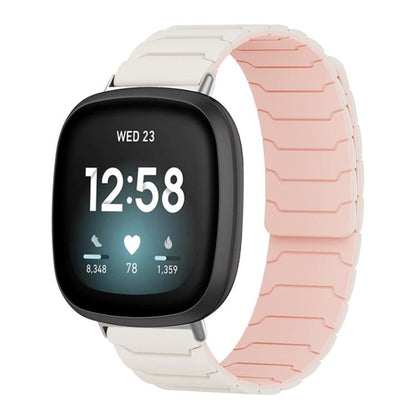 Bracelet de montre magnétique en silicone xDfind, For Fitbit Versa 4 / 3 / Sense 2 / Sense
