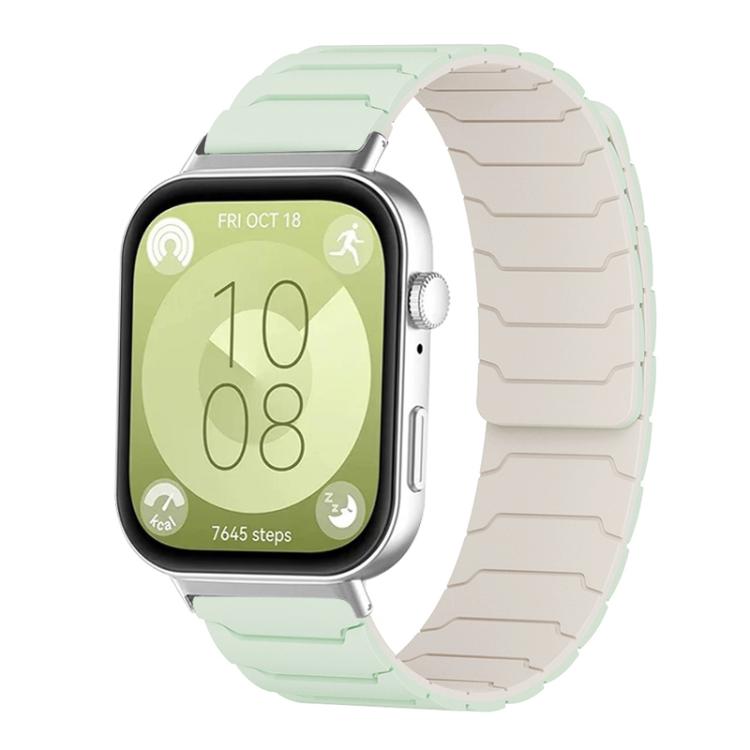 Bracelet de montre magnétique en silicone xDfind, For Huawei Watch Fit4 / Fit4 Pro / Fit3