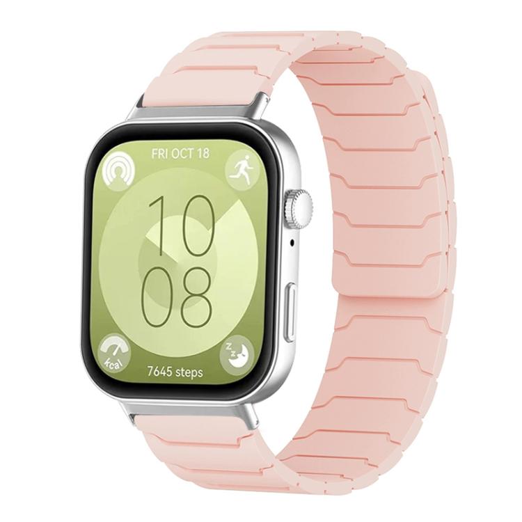 Bracelet de montre magnétique en silicone xDfind, For Huawei Watch Fit4 / Fit4 Pro / Fit3