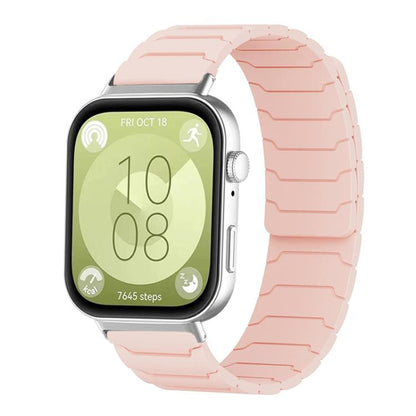 Bracelet de montre magnétique en silicone xDfind, For Huawei Watch Fit4 / Fit4 Pro / Fit3