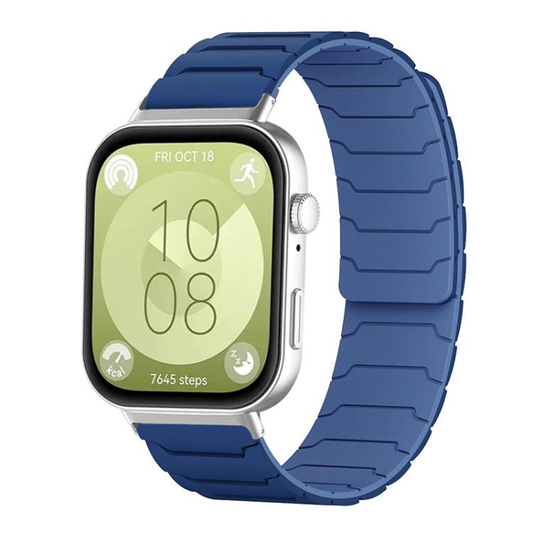 Bracelet de montre magnétique en silicone xDfind, For Huawei Watch Fit4 / Fit4 Pro / Fit3