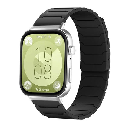 Bracelet de montre magnétique en silicone xDfind, For Huawei Watch Fit4 / Fit4 Pro / Fit3