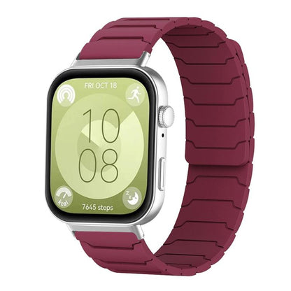 Bracelet de montre magnétique en silicone xDfind, For Huawei Watch Fit4 / Fit4 Pro / Fit3
