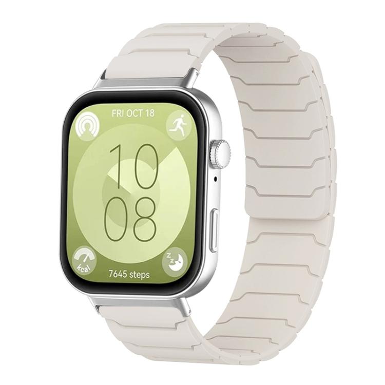 Bracelet de montre magnétique en silicone xDfind, For Huawei Watch Fit4 / Fit4 Pro / Fit3