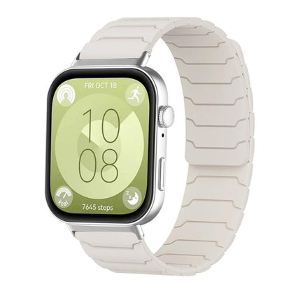 Bracelet de montre magnétique en silicone xDfind, For Huawei Watch Fit4 / Fit4 Pro / Fit3