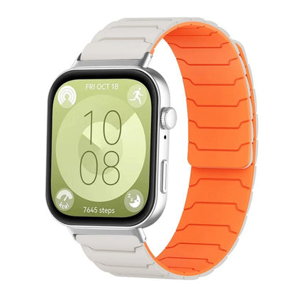 Bracelet de montre magnétique en silicone xDfind, For Huawei Watch Fit4 / Fit4 Pro / Fit3