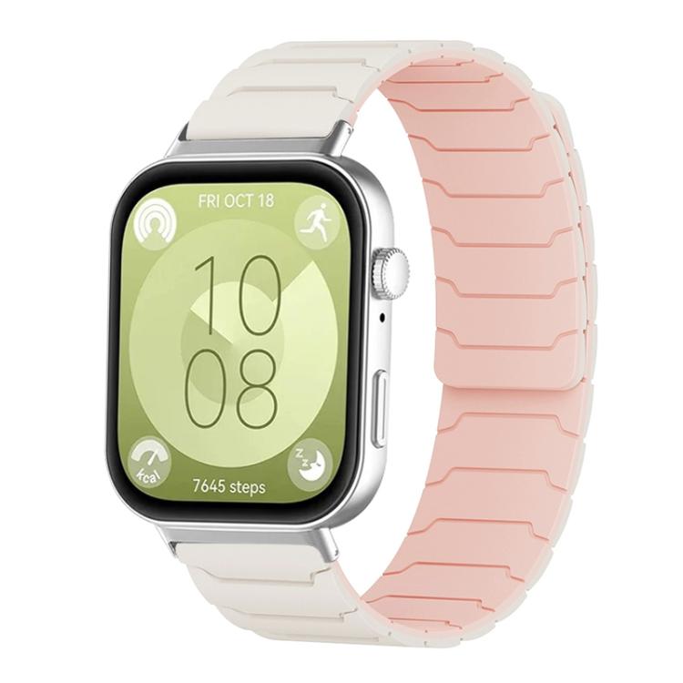 Bracelet de montre magnétique en silicone xDfind, For Huawei Watch Fit4 / Fit4 Pro / Fit3