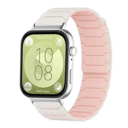 Bracelet de montre magnétique en silicone xDfind, For Huawei Watch Fit4 / Fit4 Pro / Fit3