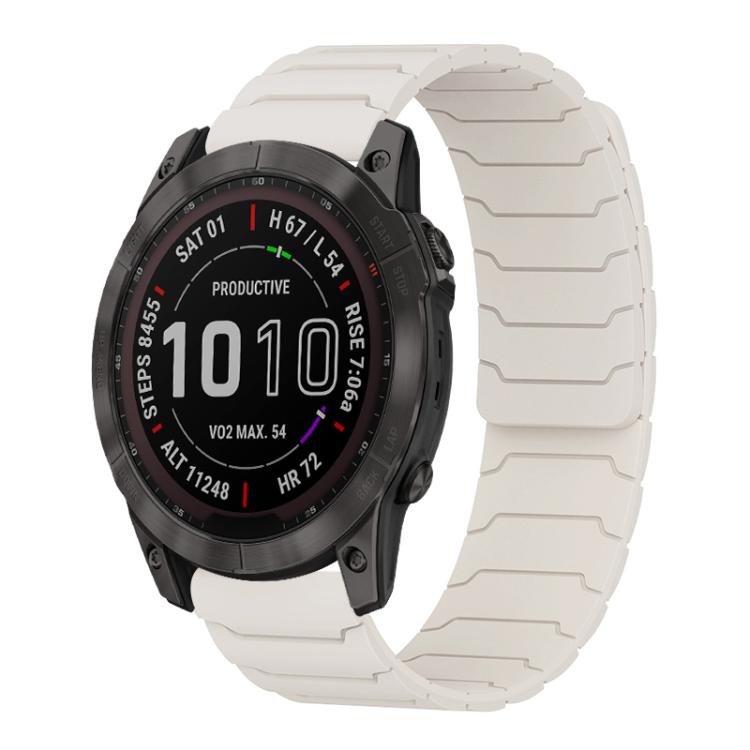 Bracelet de montre magnétique en silicone xDfind, For Garmin Fenix 8/7X/6X/5X 26mm, For Garmin Fenix 8/7/6/5 22mm, For Garmin Forerunner 35/30/35J 20mm