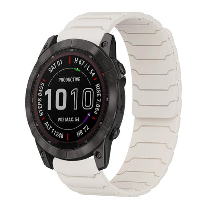 Bracelet de montre magnétique en silicone xDfind, For Garmin Fenix 8/7X/6X/5X 26mm, For Garmin Fenix 8/7/6/5 22mm, For Garmin Forerunner 35/30/35J 20mm