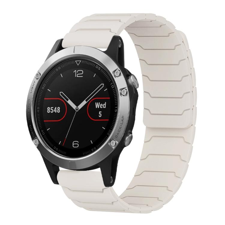 Bracelet de montre magnétique en silicone xDfind, For Garmin Fenix 8/7X/6X/5X 26mm, For Garmin Fenix 8/7/6/5 22mm, For Garmin Forerunner 35/30/35J 20mm