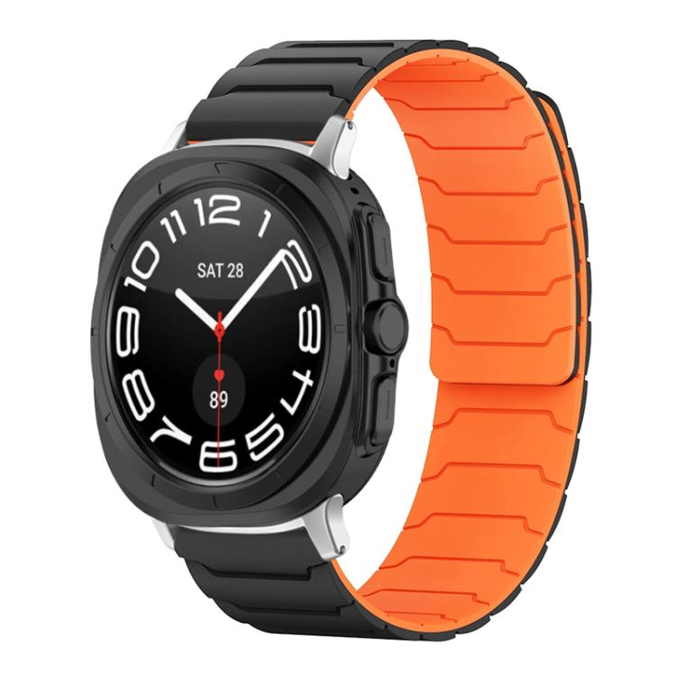 Bracelet de montre magnétique en silicone xDfind, For Samsung Galaxy Watch Ultra / Ultra 2025, For Samsung Galaxy Watch8 / 8 Classic, For Samsung Galaxy Watch 7 / 6 / 5 / FE