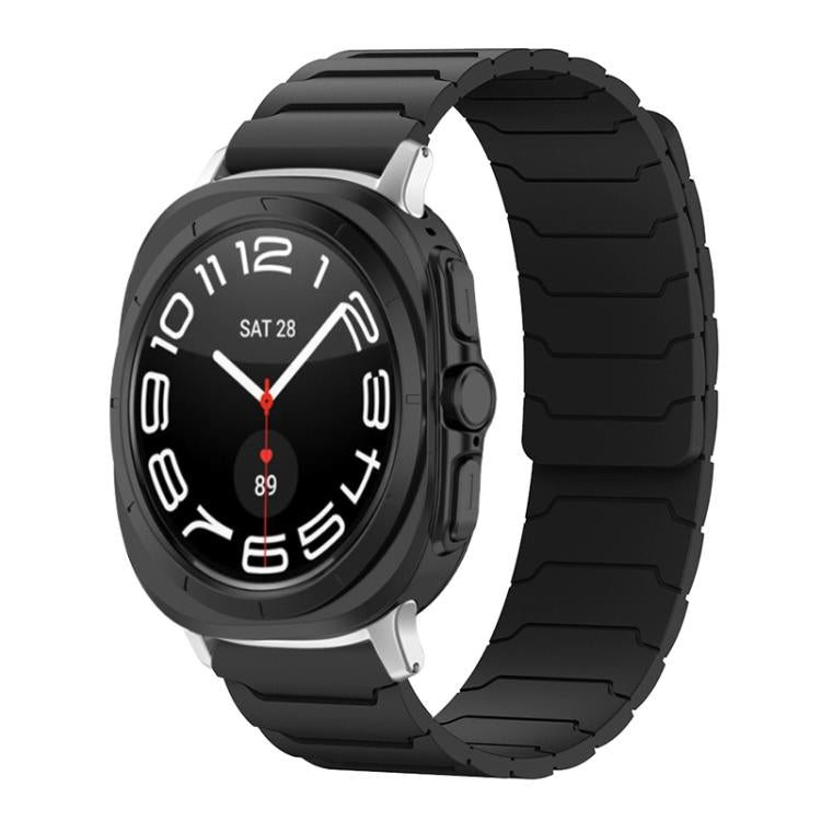 Bracelet de montre magnétique en silicone xDfind, For Samsung Galaxy Watch Ultra / Ultra 2025, For Samsung Galaxy Watch8 / 8 Classic, For Samsung Galaxy Watch 7 / 6 / 5 / FE
