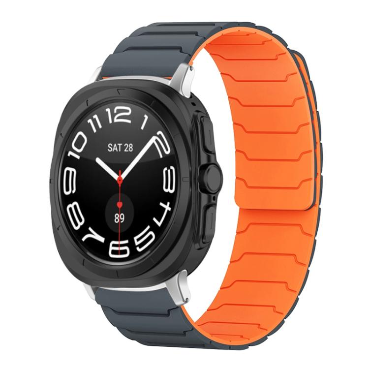 Bracelet de montre magnétique en silicone xDfind, For Samsung Galaxy Watch Ultra / Ultra 2025, For Samsung Galaxy Watch8 / 8 Classic, For Samsung Galaxy Watch 7 / 6 / 5 / FE