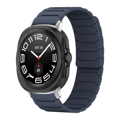 Bracelet de montre magnétique en silicone xDfind, For Samsung Galaxy Watch Ultra / Ultra 2025, For Samsung Galaxy Watch8 / 8 Classic, For Samsung Galaxy Watch 7 / 6 / 5 / FE