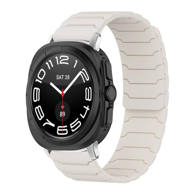 Bracelet de montre magnétique en silicone xDfind, For Samsung Galaxy Watch Ultra / Ultra 2025, For Samsung Galaxy Watch8 / 8 Classic, For Samsung Galaxy Watch 7 / 6 / 5 / FE