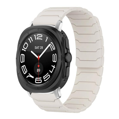 Bracelet de montre magnétique en silicone xDfind, For Samsung Galaxy Watch Ultra / Ultra 2025, For Samsung Galaxy Watch8 / 8 Classic, For Samsung Galaxy Watch 7 / 6 / 5 / FE