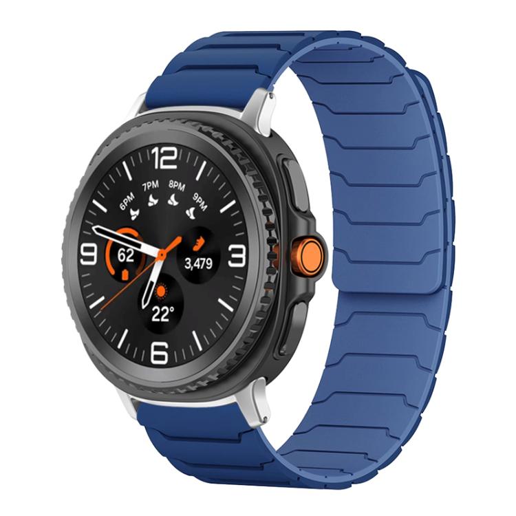Bracelet de montre magnétique en silicone xDfind, For Samsung Galaxy Watch Ultra / Ultra 2025, For Samsung Galaxy Watch8 / 8 Classic, For Samsung Galaxy Watch 7 / 6 / 5 / FE