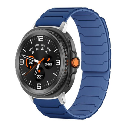 Bracelet de montre magnétique en silicone xDfind, For Samsung Galaxy Watch Ultra / Ultra 2025, For Samsung Galaxy Watch8 / 8 Classic, For Samsung Galaxy Watch 7 / 6 / 5 / FE
