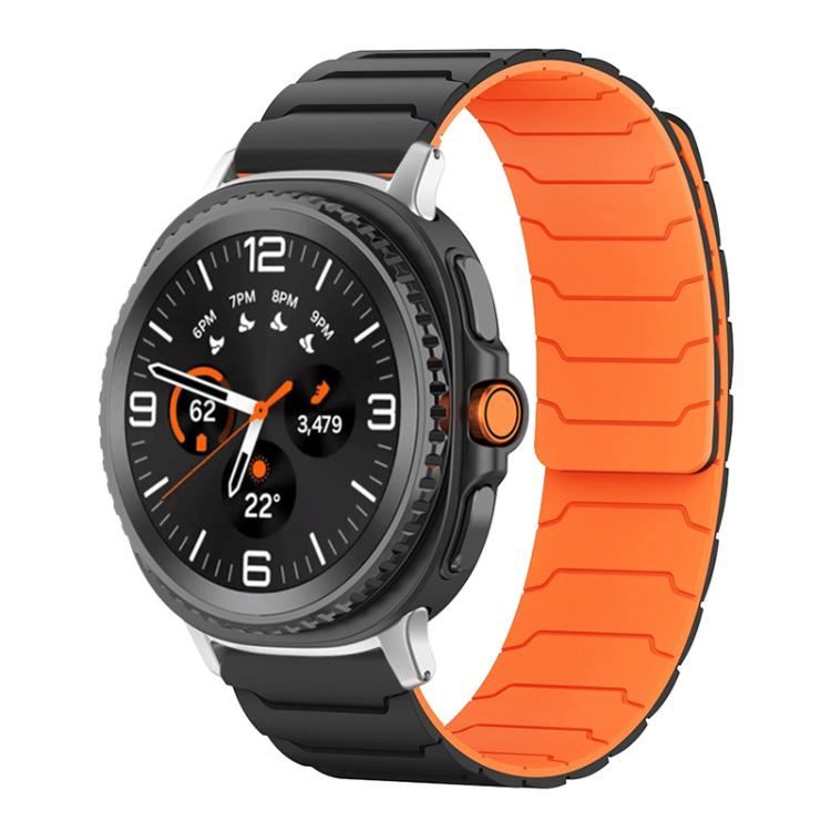 Bracelet de montre magnétique en silicone xDfind, For Samsung Galaxy Watch Ultra / Ultra 2025, For Samsung Galaxy Watch8 / 8 Classic, For Samsung Galaxy Watch 7 / 6 / 5 / FE