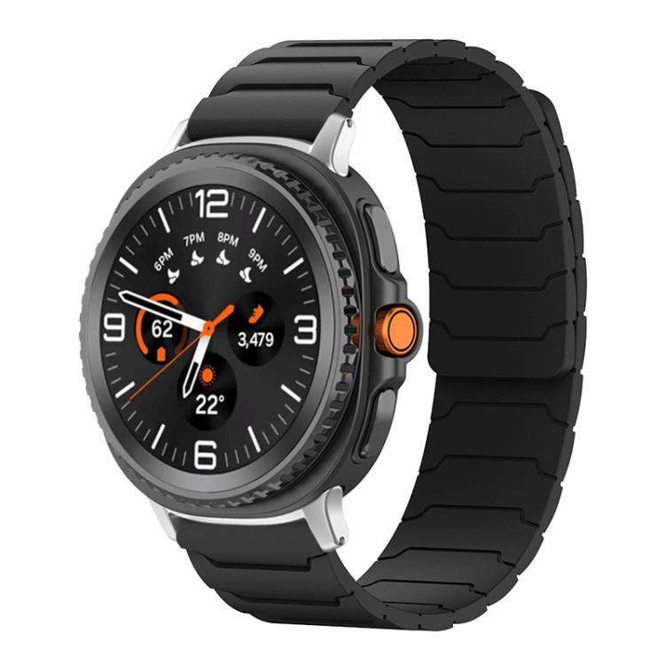Bracelet de montre magnétique en silicone xDfind, For Samsung Galaxy Watch Ultra / Ultra 2025, For Samsung Galaxy Watch8 / 8 Classic, For Samsung Galaxy Watch 7 / 6 / 5 / FE