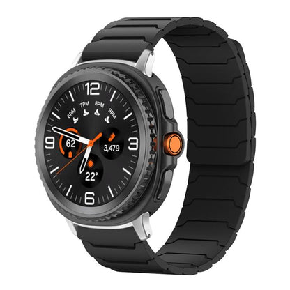 Bracelet de montre magnétique en silicone xDfind, For Samsung Galaxy Watch Ultra / Ultra 2025, For Samsung Galaxy Watch8 / 8 Classic, For Samsung Galaxy Watch 7 / 6 / 5 / FE