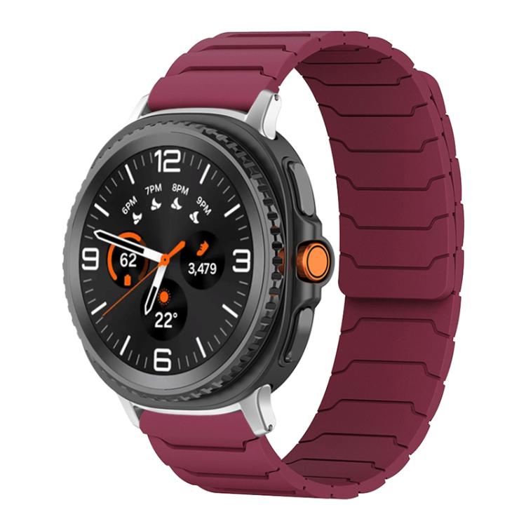 Bracelet de montre magnétique en silicone xDfind, For Samsung Galaxy Watch Ultra / Ultra 2025, For Samsung Galaxy Watch8 / 8 Classic, For Samsung Galaxy Watch 7 / 6 / 5 / FE