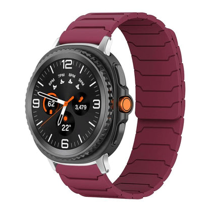 Bracelet de montre magnétique en silicone xDfind, For Samsung Galaxy Watch Ultra / Ultra 2025, For Samsung Galaxy Watch8 / 8 Classic, For Samsung Galaxy Watch 7 / 6 / 5 / FE