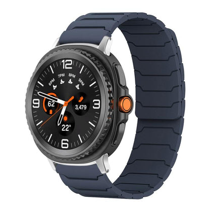 Bracelet de montre magnétique en silicone xDfind, For Samsung Galaxy Watch Ultra / Ultra 2025, For Samsung Galaxy Watch8 / 8 Classic, For Samsung Galaxy Watch 7 / 6 / 5 / FE