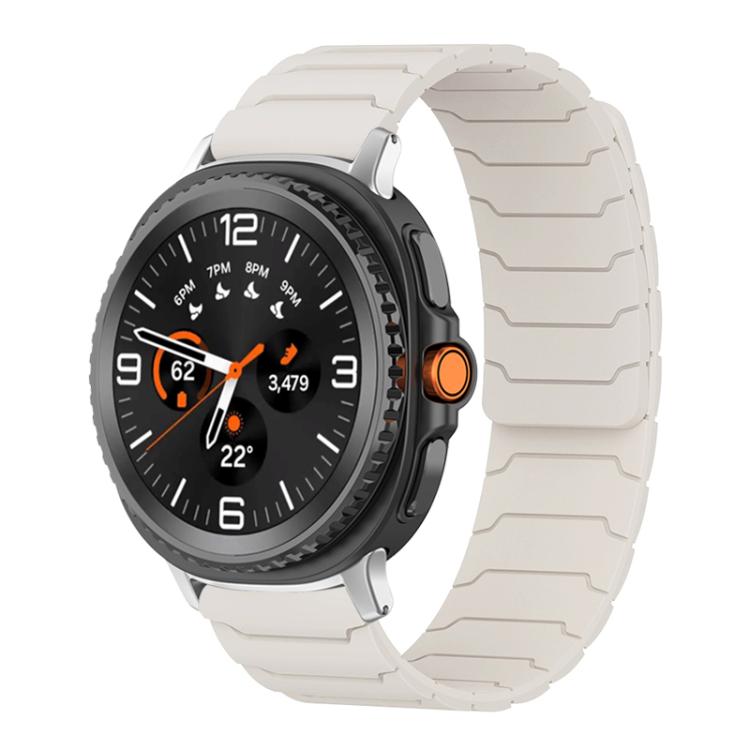 Bracelet de montre magnétique en silicone xDfind, For Samsung Galaxy Watch Ultra / Ultra 2025, For Samsung Galaxy Watch8 / 8 Classic, For Samsung Galaxy Watch 7 / 6 / 5 / FE