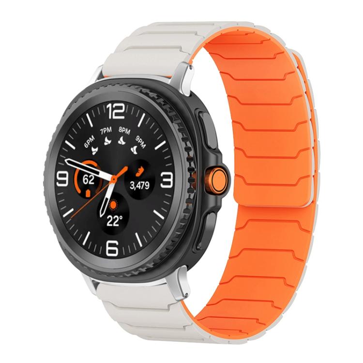 Bracelet de montre magnétique en silicone xDfind, For Samsung Galaxy Watch Ultra / Ultra 2025, For Samsung Galaxy Watch8 / 8 Classic, For Samsung Galaxy Watch 7 / 6 / 5 / FE